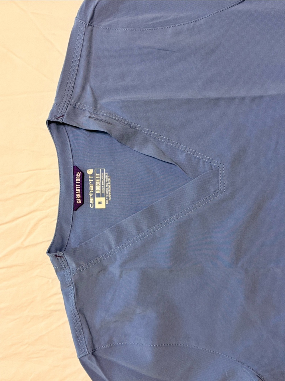 Carhartt Women's Force® Cross-Flex Modern Fit V-Neck Top - Picture 2 of 8